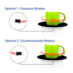 30cm 360 Degree Electric Rotating Turntable Display Stand Video Shooting Props Turntable for Photography, Load 4kg, US Plug(White + Black), 30cm (W+B), 30cm (B)