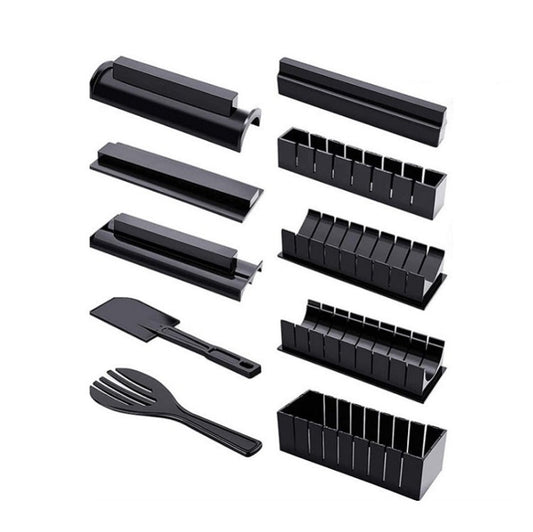 10 PCS/Set DIY Sushi Seaweed Rice Ball Making Mold, 10 PCS/Set