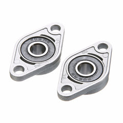 2 PCS Diamond KFL-08 000 001 Bearing Housing Zinc Alloy Miniature Housing Bearing 3D Printer Accessories Universal