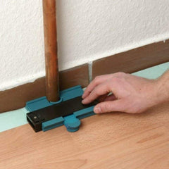 120mm Plastic Universal Pipe Wood Ducts Profile Marking Tool Duplicator Tooth Contour Copy Vacuum Packaging, 120mm Marking Tool