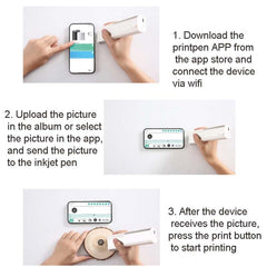 EVEBOT Portable Diy Tattoo Machine Inkjet Pen Mini Printer