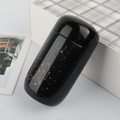 Portable Children Mini Cute Vacuum Flask Star Pocket Water Cup, Star White, Star Black
