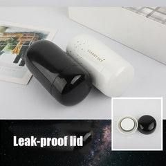 Portable Children Mini Cute Vacuum Flask Star Pocket Water Cup, Star White, Star Black