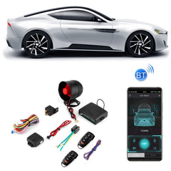 2 Set One-Way Car Anti-Theft Alarm Mobile Phone APP Control Anti-Theft Alarm, Anti-Theft Alarm
