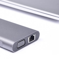 10 in 1 Type-C Multi-Function Docking Station PD Fast Charging HUB, 10 in 1