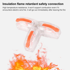 10 PCS T11 Household Universal T-Type Pressure-Free Stripping Quick-Distributing Terminal