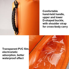 LUCKSTONE 60L Outdoor Rafting And River Tracing Waterproof Backpack Shoulder Bag Inflatable Swimming Bag Tote Bucket Bag