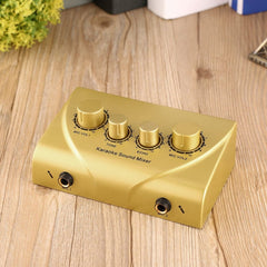 Karaoke Sound Mixer Professional Audio System Portable Mini Digital Audio Sound Karaoke Machine Echo Mixer System