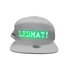 Bluetooth LED Advertising Cap Supports Scrolling Characters/Mobile Phone Word Change/Multi-Language,Random Color Delivery
