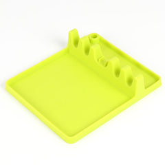 2 in 1 Kitchen Silicone Spoon Holder Shelf, Large (Gray), Medium (Gray), Large (Black), Medium (Black), Large (Red), Medium (Red), Large (Blue), Medium (Blue), Large (Orange), Medium (Orange), Large (Green), Medium (Green)