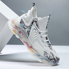 1927A Summer Hollow Flying Knit Breathable Sports Shoes Men Casual Shoes