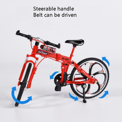 1:8 Scale Simulation Alloy Bicycle Model Mini Bicycle Toy Decoration