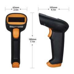 Express Barcode Scanner With Storage USB Wireless Scanner, Specification: