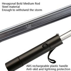 PGM YS005 Golf Umbrella Self-Contained Electric Fan Sunscreen Umbrella, Dark Blue, Black, Lake Blue