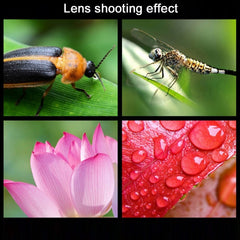 2 PCS 0.45X Ultra-Wide-Angle Macro Combination Mobile Phone External Lens With Clip