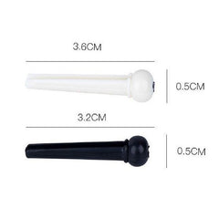 100 PCS Plastic Conical Cone String Nail for Guitar