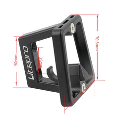 Litepro Split Pig Nose Rest Aluminum Alloy Front Shelf Installed Seat, Black, Red, Silver, Gold