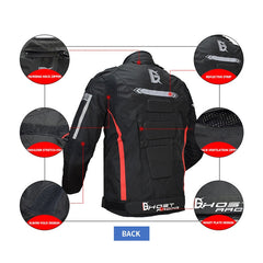 GHOST RACING GR-Y07 Motorcycle Cycling Jacket Four Seasons Locomotive Racing Anti-Fall Cloth