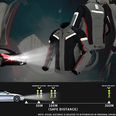 GHOST RACING GR-Y07 Motorcycle Cycling Jacket Four Seasons Locomotive Racing Anti-Fall Cloth