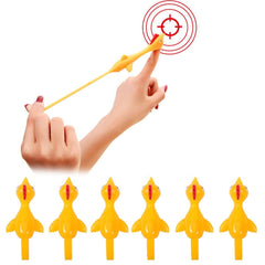10 PCS Stretching Finger Ejection Turkey Sticky Tricky Toy, 10 PCS Turkey