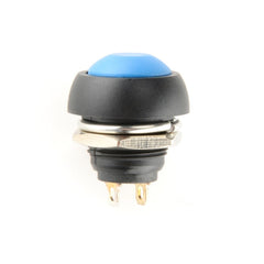 10 PCS Small Waterproof Self-Reset Button Switch, Black, Green, Red, Orange, White, Blue