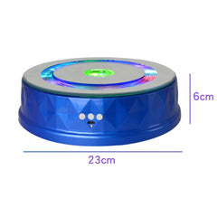 LED Light Electric Rotating Turntable Display Stand Video Shooting Props Turntable