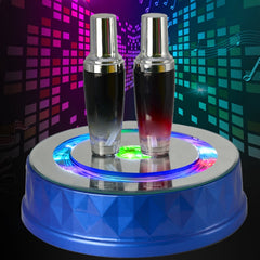 LED Light Electric Rotating Turntable Display Stand Video Shooting Props Turntable