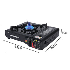 YANCHUAN Outdoor Portable Gas Stove, Style:, Single-use, Dual-use