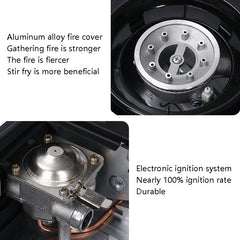 YANCHUAN Outdoor Portable Gas Stove, Style:, Single-use, Dual-use