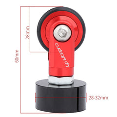 LP LitePro Folding Bike Seat Post Easy Wheel, Black, Red, Silver, Gold