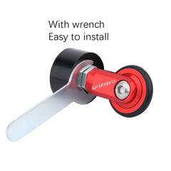 LP LitePro Folding Bike Seat Post Easy Wheel, Black, Red, Silver, Gold