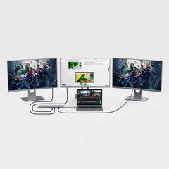 12 In 1 Type C Laptop Smart Docking Station