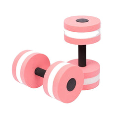 1pair Water Floating Dumbbell EVA Foam Swimming Pool Exercise Adjustable Dumbbell
