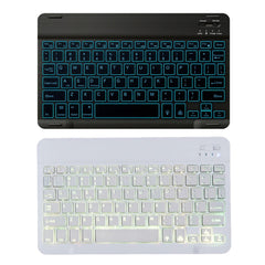 78 Keys 10 Inch RGB Colorful Backlit Bluetooth Keyboard For Mobile Phone / Tablet