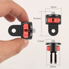 1/4 Inch Screw Converter Tripod Adapter for Gopro 10 9 8 7 /Eken /Insta360 One X R