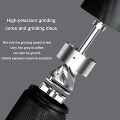 CNC Stainless Steel Hand Crank Coffee Bean Grinder