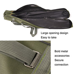 LEO 27746 Folding Fishing Rod Bag Long Fishing Gear Soft Bag, Length: