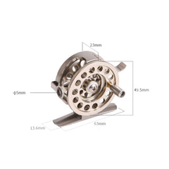 LEO 27757 Fast Reel Before Reeling Lever Brake Ice Fishing Reel, BLD 50 Right Hand, BLD 60 Right Hand
