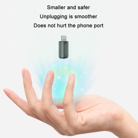 Ocrustar Capsule Mobile Phone Infrared Universal Remote Control, Color: 3-in-1 iOS/Hongmeng/Android Type-C (Black)