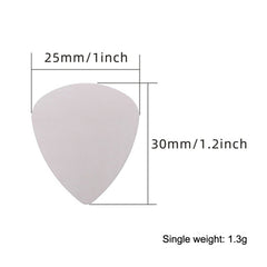 10PCS Thumb Fingers Metal Stainless Steel Bayse Guitar Paddles