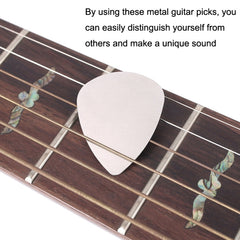 10PCS Thumb Fingers Metal Stainless Steel Bayse Guitar Paddles