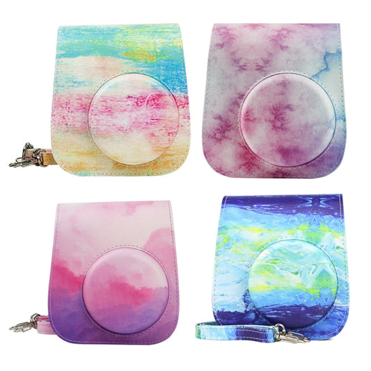 For Instax Mini11 / 9 / 8 PU Cortex Retro Camera Bag Protective Cover