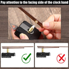 Quartz Clock Dial Repair Kit DIY Wall Clock Parts,Spec: