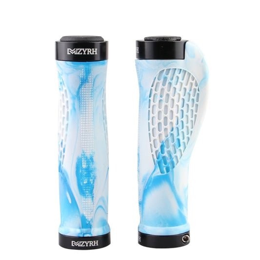 MZYRH 1pair Mountain Bike Bicycle Handlebar Grips Protective Covers, MZYRH White and Blue, MZYRH Black and Yellow, MZYRH Dark Green, MZYRH  Black and Red, MZYRH  Black and White, MZYRH  Black Blue