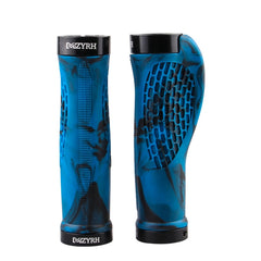 MZYRH 1pair Mountain Bike Bicycle Handlebar Grips Protective Covers, MZYRH White and Blue, MZYRH Black and Yellow, MZYRH Dark Green, MZYRH  Black and Red, MZYRH  Black and White, MZYRH  Black Blue
