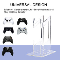 Acrylic Double Layer Game Handle Storage Bracket for PS4/ PS5/PS3, For PS4/ PS5/PS3