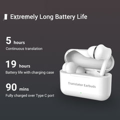 M6 Multi-country Mutual Translation Smart Bluetooth Translation Earphone Supports 127 Languages