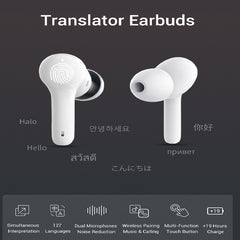 M6 Multi-country Mutual Translation Smart Bluetooth Translation Earphone Supports 127 Languages