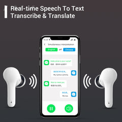 M6 Multi-country Mutual Translation Smart Bluetooth Translation Earphone Supports 127 Languages
