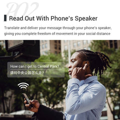 M6 Multi-country Mutual Translation Smart Bluetooth Translation Earphone Supports 127 Languages